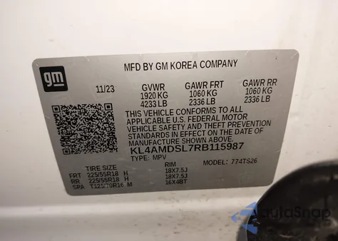 2024 Buick Encore Gx Sport Touring Fwd z USA, uszkodzony, nr VIN KL4AMDSL7RB115987